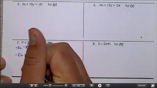 Solving for Missing Variable Details