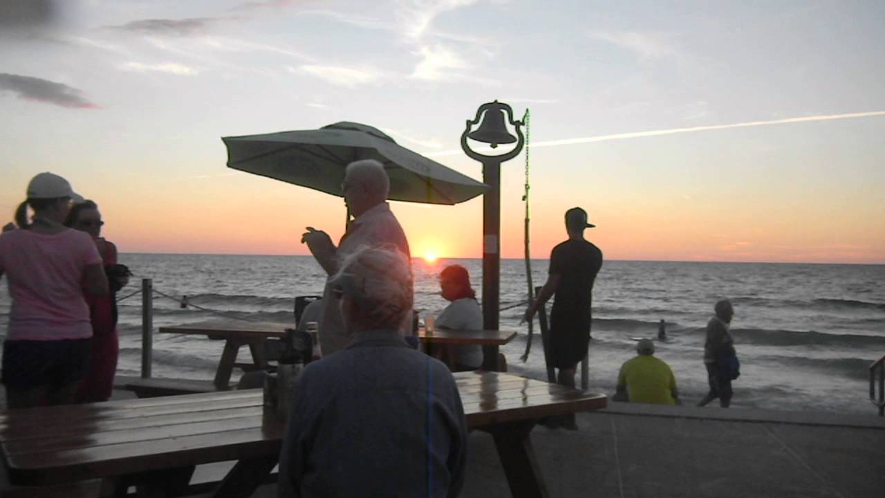 Sunset at Paradise Grill on Pass A Grille Beach Florida YouTube