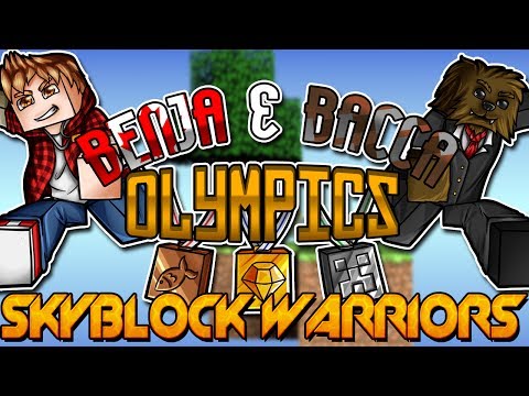 Minecraft: Benja & Bacca Olympics Game 2 - SkyBlock Warriors! - Minecraft: Benja & Bacca Olympics Game 2 - SkyBlock Warriors!