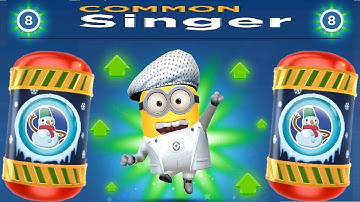 Singer Minion Rush Costume Singer level up 8 gameplay walkthrough ios / android