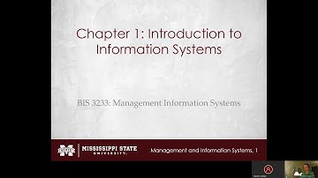 BIS 3233 - Chapter 1: Introduction to Information Systems