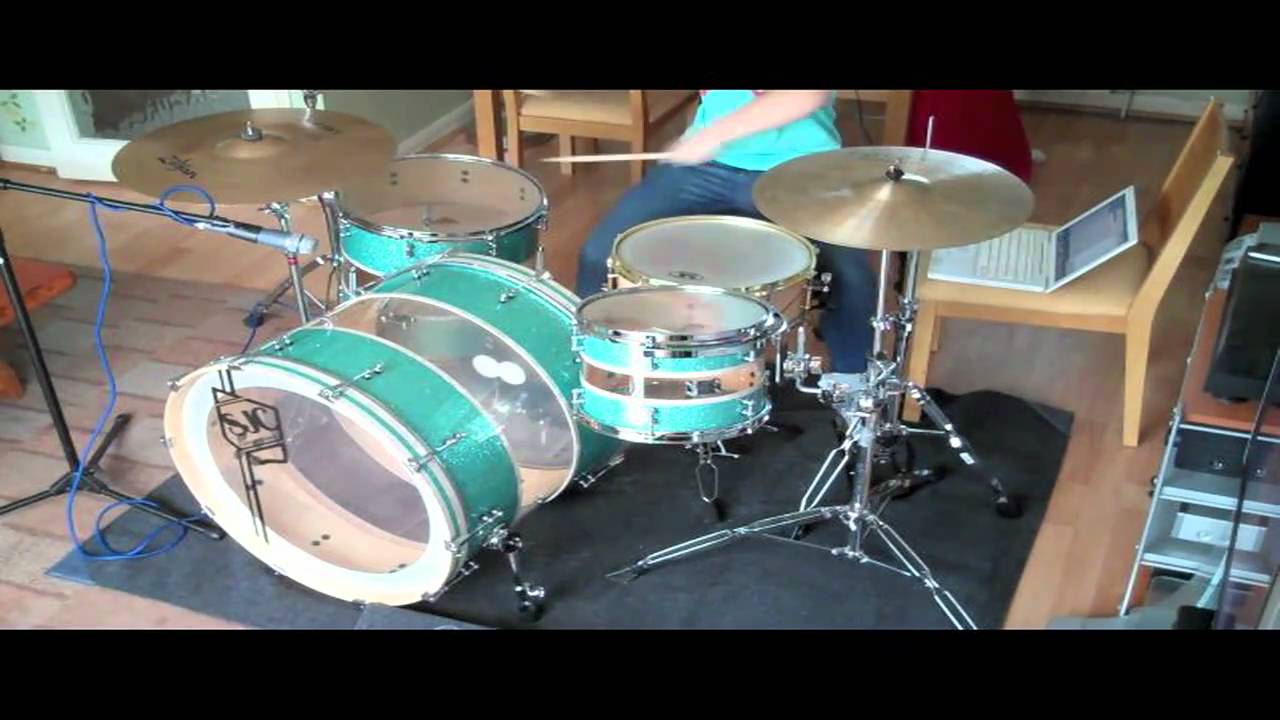 New SJC Drum kit. 1 minute jamming.