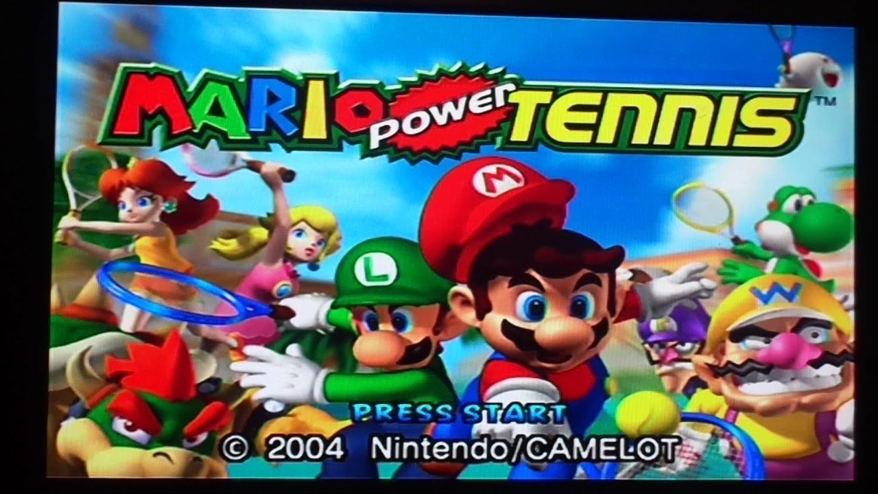 Mario Power Tennis- Nintendo Gamecube - YouTube