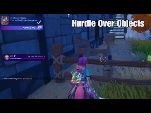 Hurdle Over Objects - Fortnite Explorer Quest - Chapter 4 Season 1 - Challenge Guide and Tips