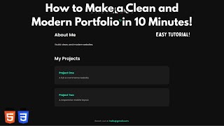 Celebrity How to Make a Clean and Modern Portfolio in 10 Minutes Wealth
