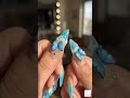3D Blue Morpho Butterfly Press On Nails #nails #idomyownnails #nailart #naildesign #pressonnails