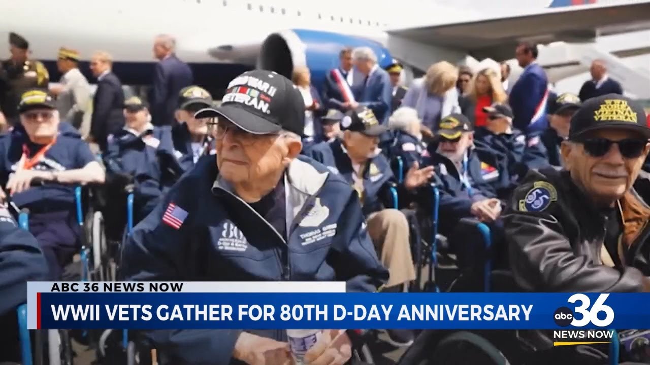 WWII Veterans gather in Normandy for the 80th anniversary of D-Day ...