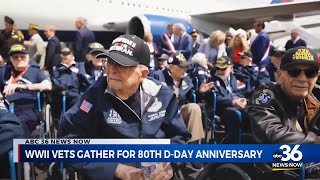 WWII Veterans gather in Normandy for the 80th anniversary of D-Day