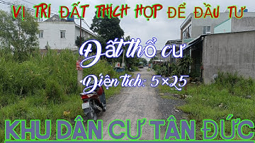 Bán đất nền trên đường 24A3 tại KDC Tân Đức. Giá cả hợp lý