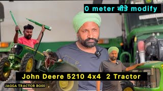 John Deere 5210 4x4 2 ਟਰੈਕਟਰ 0 meter ਕੀਤੇ Engine Turbo Diesel pump modify modifications