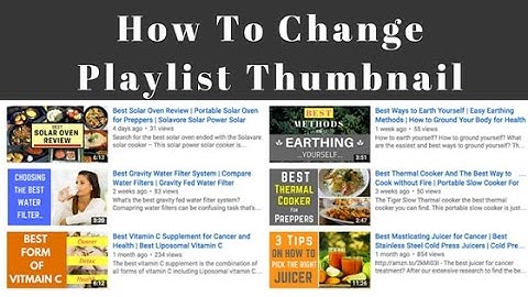 How to Change Youtube Playlist Thumbnail | Change Playlist Thumbnail Custom Photo