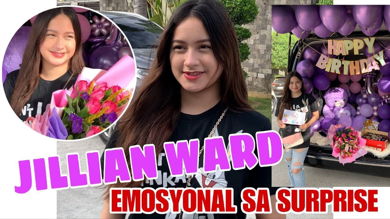 JILLIAN WARD HINDI NAPIGILANG MAGING EMOSYONAL SA SURPRISE,,,