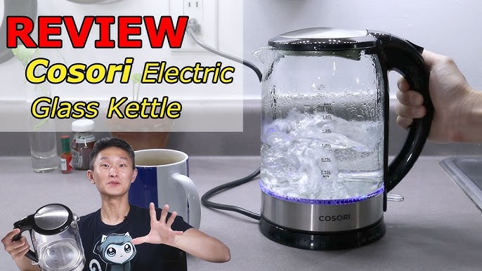 Electric Kettle C - Zeppoli Fast Boiling Glass Tea Kettle [Model 3