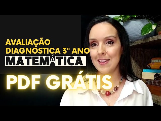 Atividades diagnósticas MATEMÁTICA 4º ano - Loja da Coruja Pedagógica