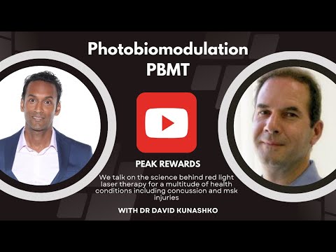 Photobiomodulation PBMT Dr David Kunashko & Dr Sanjeev Goel Peak Human Membership SV Episode cover