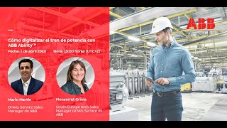 ABB e-talks: Cómo digitalizar el tren de potencia con ABB Ability