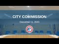 City of sandusky city commission meeting 12 11 2023