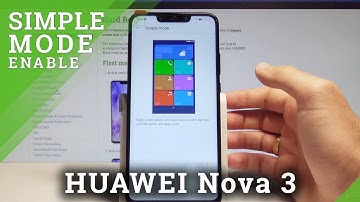 HUAWEI Nova 3 SIMPLE MODE / Enter & Quit Simple Mode