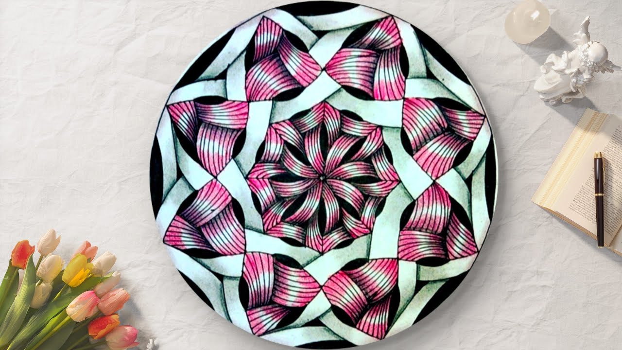 Pattern 922|Zentangle art|Doodle art|Zentangle|Zendoodle