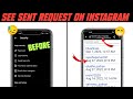 How to see sent follow request on instagram (new update)