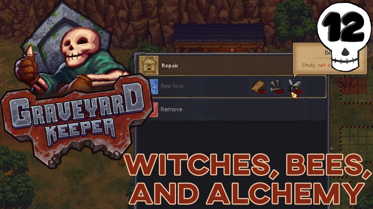 Graveyard Keeper 12 Swamp witch Clotho, Alchemy, and a Bee Garden