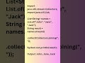 💡 Tip: Collectors help convert streams into desired data types.👉 #JavaCollectors #StreamsAPI #Java