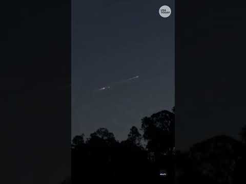 Mysterious fiery streaks seen across Central Florida