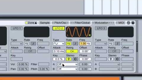 Alternating Samples Ableton Live 8 Sampler