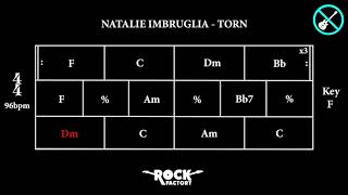 Video thumbnail of "NATALIE IMBRUGLIA - Torn [GUITARLESS BACKING TRACK + CHORD PROGRESSION]"