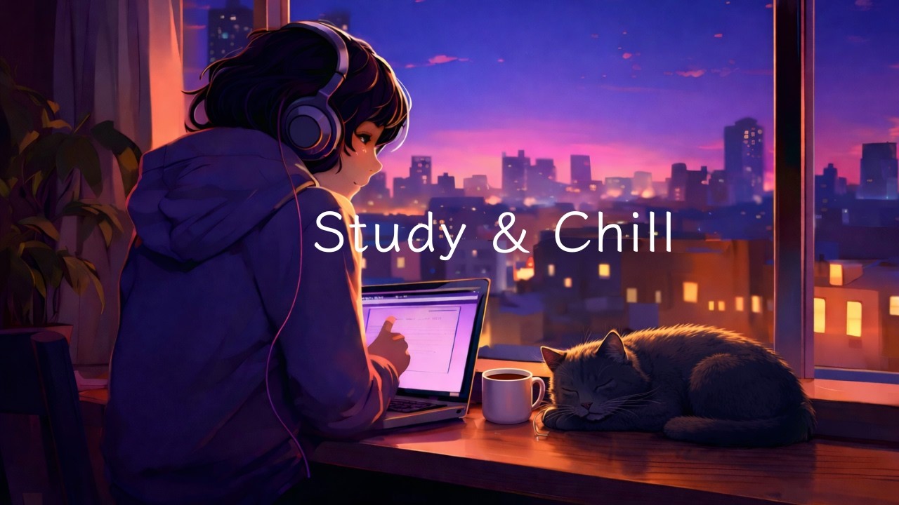 Lofi Study Night 🌙 Chill Beats for Study, Relax & Focus |  Study & Relax       讀書音樂・工作・放鬆・助眠音樂
