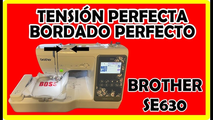 Bordadora doméstica – máquina de coser BROTHER SE630 – Maquinas de  Confección