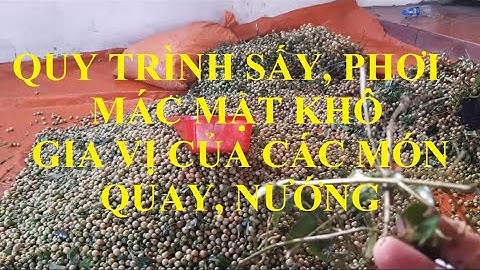 MÁC MẬT KHÔ - Gia vị cho các món quay, nướng chuẩn hương vị