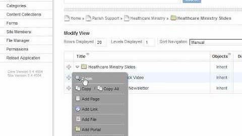Mura CMS - How to Move a Page - Change Parent