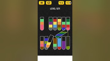 【Water Sort Puzzle】 Level 1271