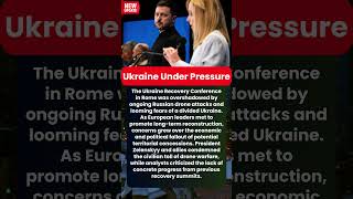 Drone War Overshadows Ukraine Recovery Talks as Fears of Territorial Split Grow