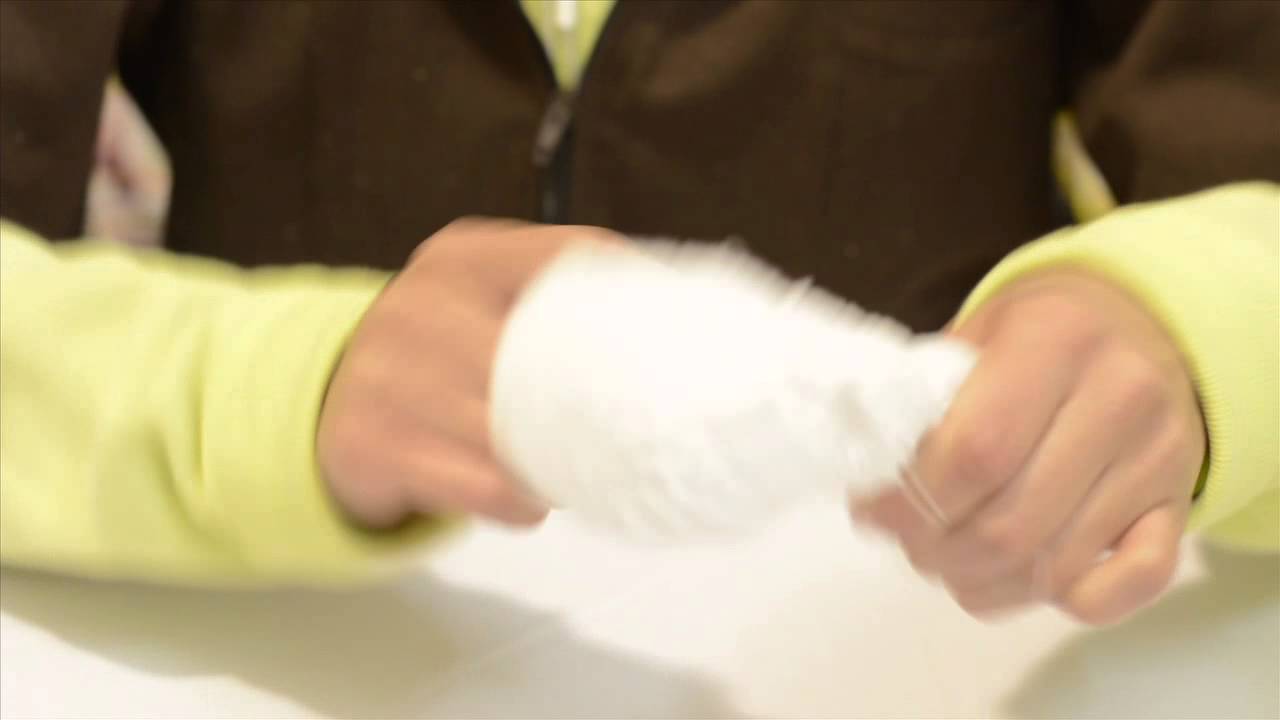 Conejitos elaborados con toallas faciales