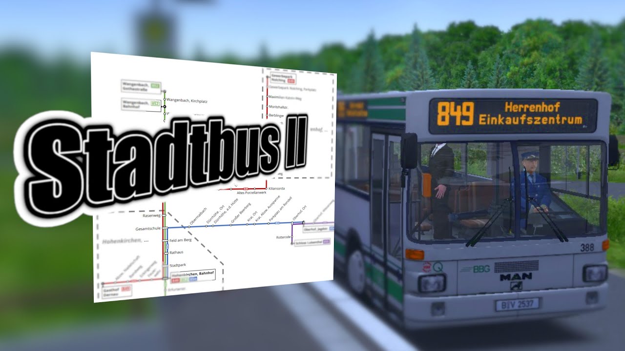 [4K] Omsi 2 | MAN SG 242 (MAN Standardbus II Addon) | #001