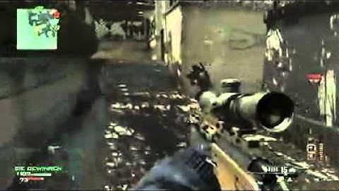 COD MW3 /// First try with msr quickscope