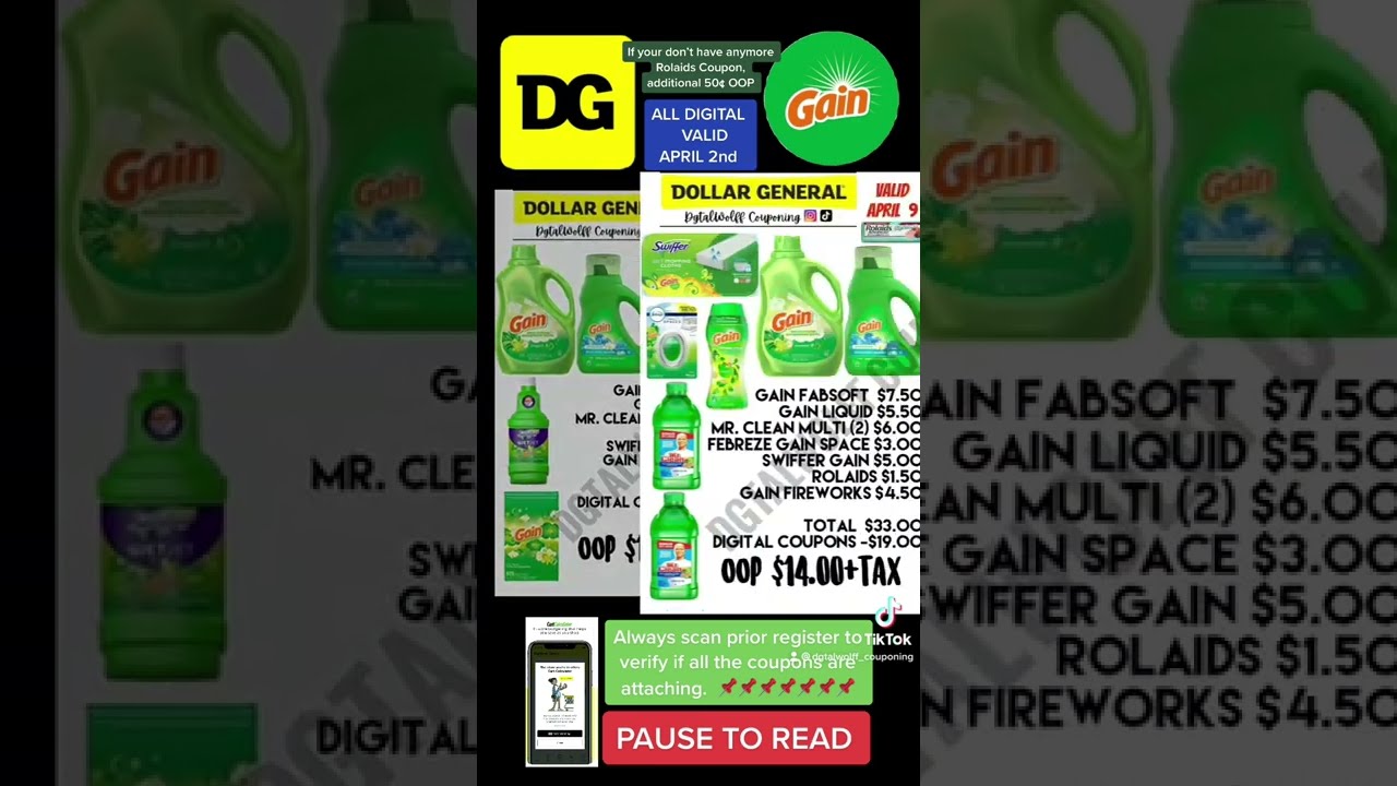 DOLLAR GENERAL GAIN ALL DIGITAL DEAL VALID April 9 2022
