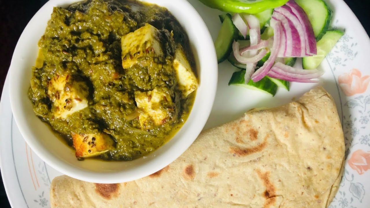 Chapati Palak Paneer..Nodi subscribe madi..