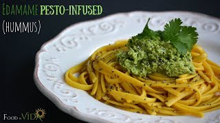 Edamame Pesto-Infused Hummus | Vegan Meals