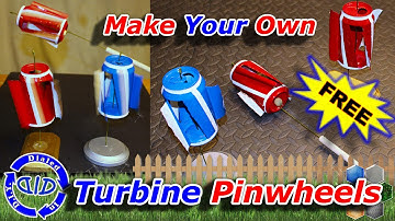 Make Turbine Pinwheels - Amazing Coke Can Project