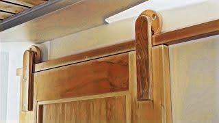 طريقه تصنيع وتركيب باب جرار (منزلق) خشب 🔨🚪How to manufacture and install a wooden sliding door