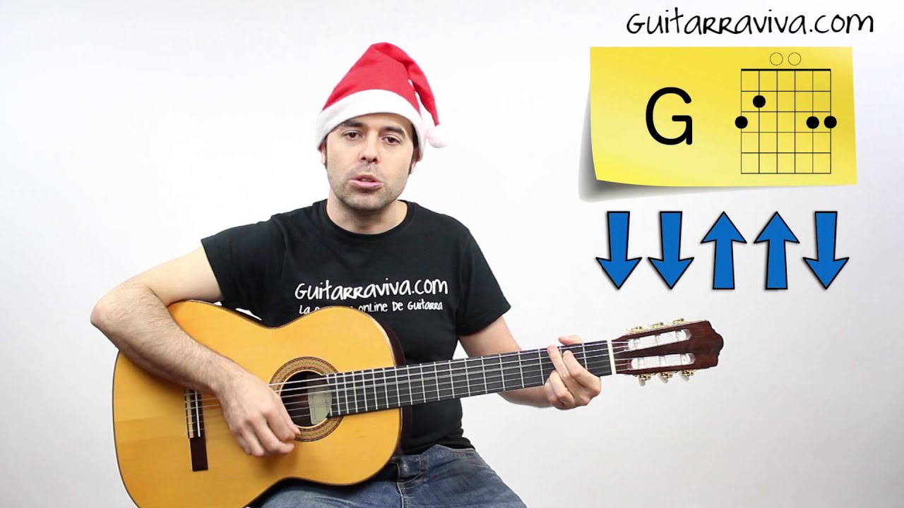 Chords for Aprende Burrito Sabanero en guitarra fácil! tutorial villancicos...