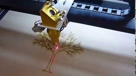 LaserDRW to vector engrave on Laser Cutter - full setup Part 4/4