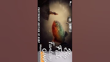 Big #fish #fantasy #art in #gimp #gimptutorial #trending #trendingshorts #trendingvideo #shortsviral