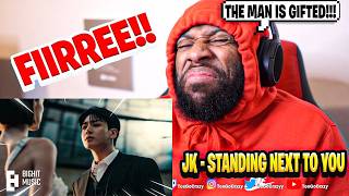 THIS TRACK IS ELITE!!! 정국 (Jung Kook) 'Standing Next to You' Official MV (REACTION)