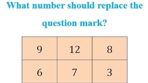 Missing number puzzle #27