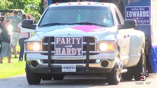 'Party with Hardy' Livingston celebrates Laine Hardy's homecoming