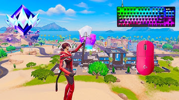 SteelSeries Apex Pro TKL ASMR 😴 Unreal Ranked 🏆 Satisfying Keyboard Fortnite 360 FPS 4K